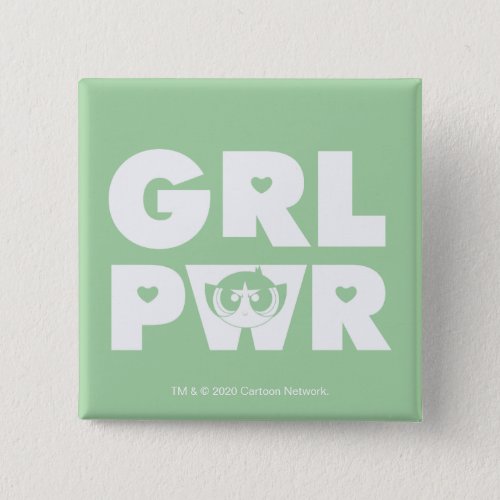 Buttercup Girl Power Button