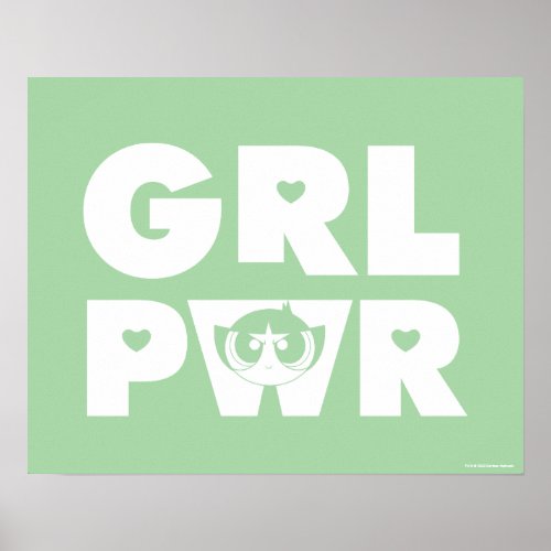 Buttercup Girl Power Poster