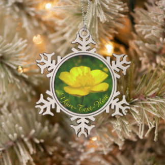 Buttercup Ornament Flowers Christmas Decoration