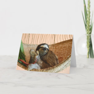Buttercup the Sloth Card
