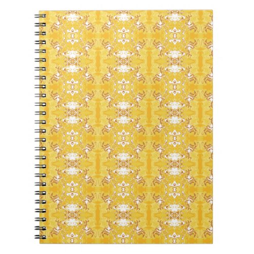 Buttercup themed circular design liquid pattern notebook