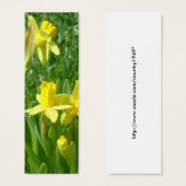 Buttercup Yellow Daffodils Bookmark (Front & Back)