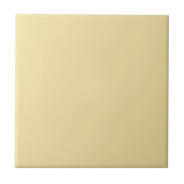 Buttercup Yellow Square Kitchen and Bathroom Ceramic Tile (Front)