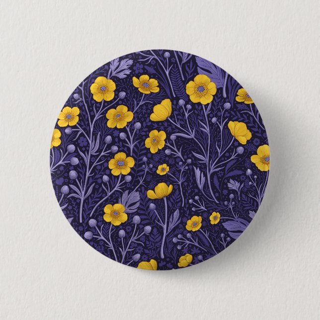 Buttercups, yellow and violet button (Front)