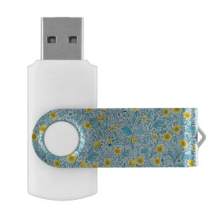 Buttercups, yellow, blue and white flash drive