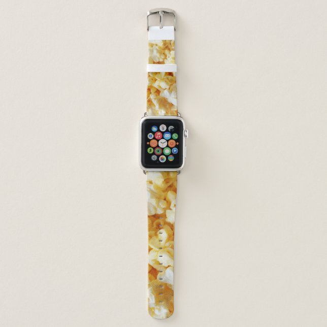 Buttered Popcorn Apple Watch Band (Front)