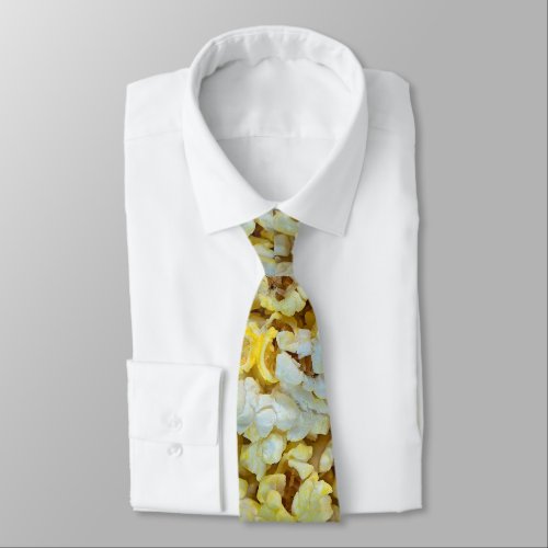 buttered popcorn macro neck tie