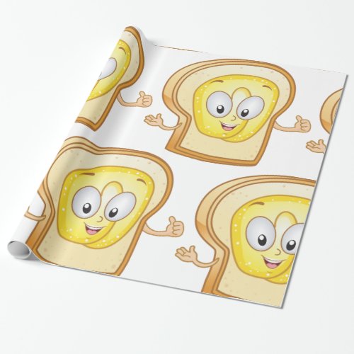 Butterface Bread Wrapping Paper