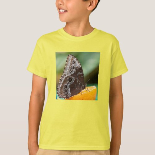 butterffly on fruit T_Shirt