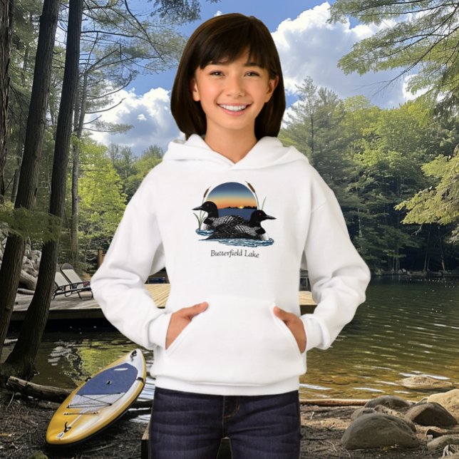 Butterfield Lake Loon Pair Hoodie (Creator Uploaded)