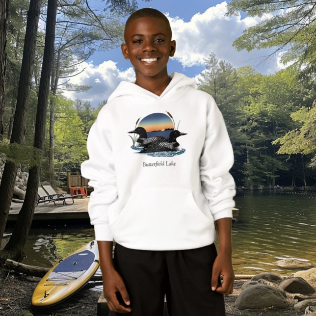 Butterfield Lake Loon Pair Hoodie (Creator Uploaded)