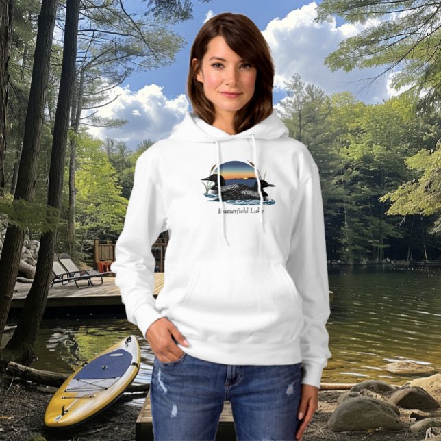 Butterfield Lake Loon Pair Hoodie (Creator Uploaded)
