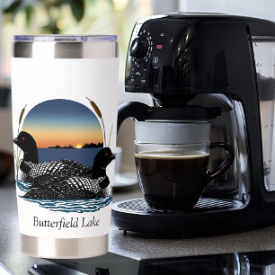 Butterfield Lake Loon Pair Insulated Tumbler
