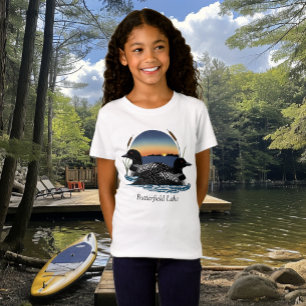 Butterfield Lake Loon Pair T-Shirt