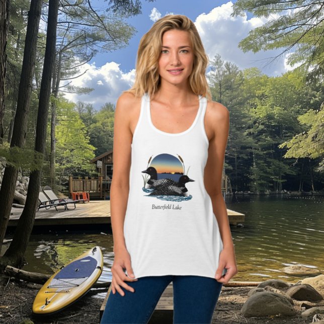 Butterfield Lake Loon Pair  Tank Top (Creator Uploaded)
