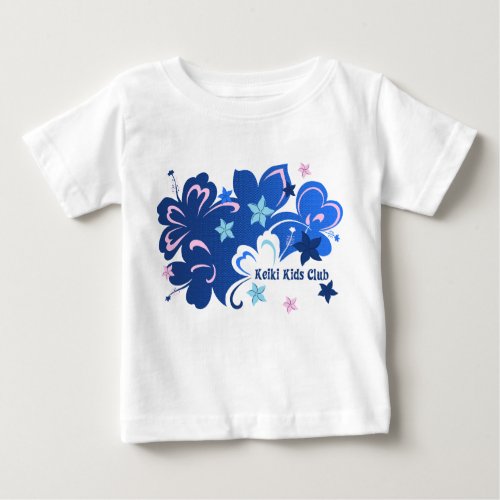 Butterflibiscus Hawaiian Hibiscus and Butterfly Baby T_Shirt