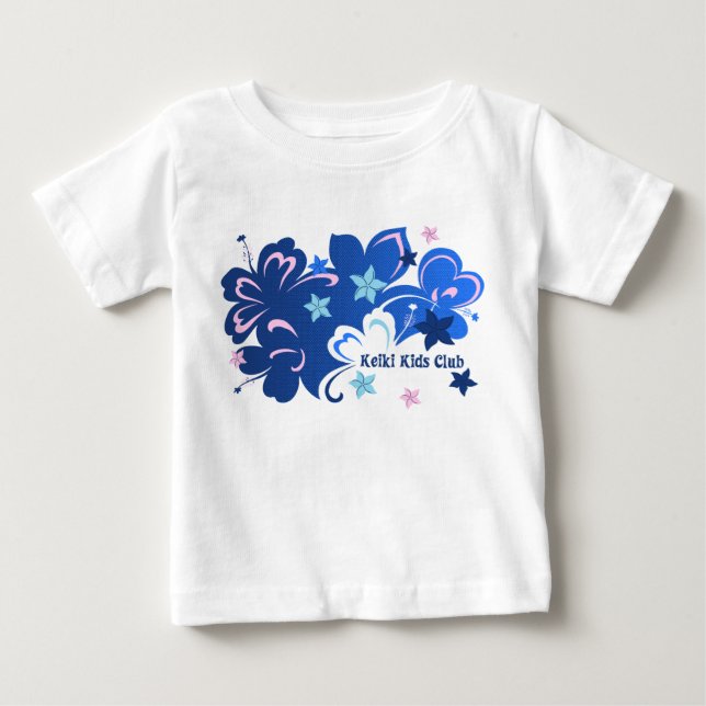 Butterflibiscus Hawaiian Hibiscus and Butterfly Baby T-Shirt (Front)