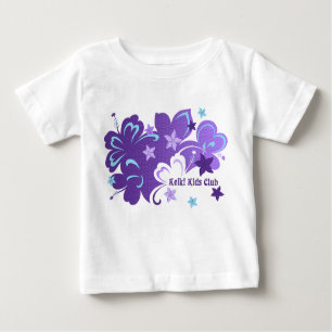 Butterflibiscus Hawaiian Hibiscus and Butterfly Baby T-Shirt