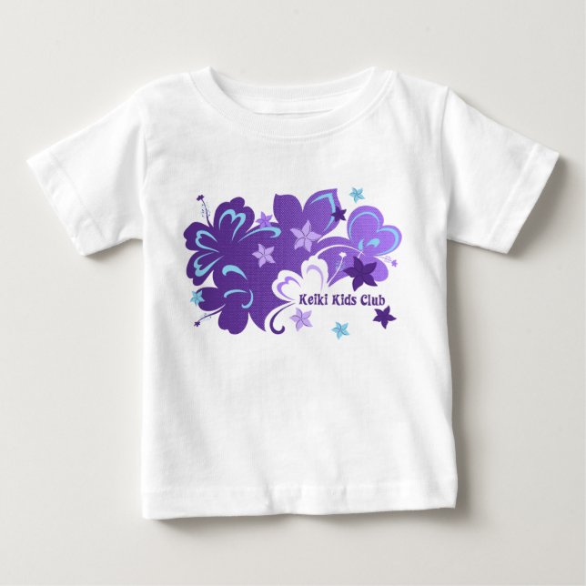 Butterflibiscus Hawaiian Hibiscus and Butterfly Baby T-Shirt (Front)