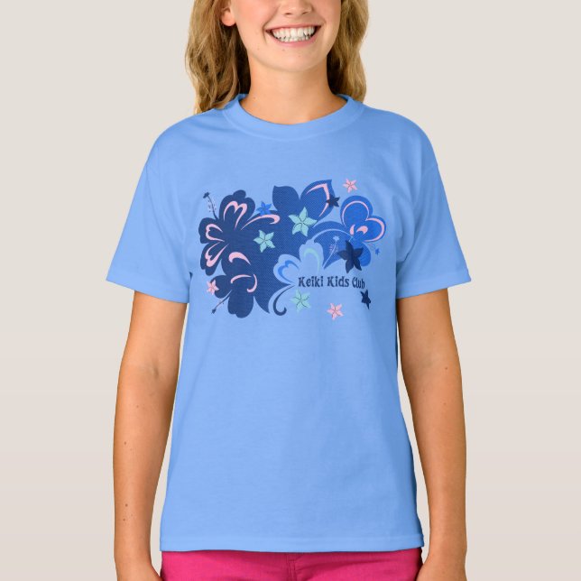 Butterflibiscus Hibiscus Butterfly Design T-Shirt (Front)