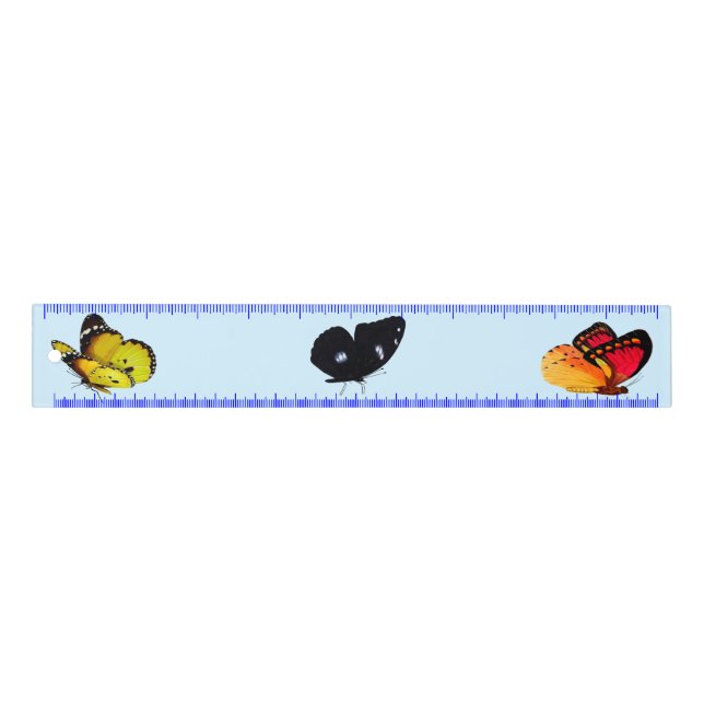 Butterflies 12 inch Ruler (Front)