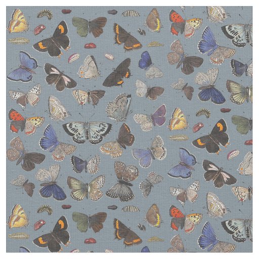 Butterflies, 1842 fabric