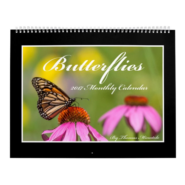 Butterflies 2017 Calendar By Thomas Minutolo (Cover)