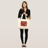 BUTTERFLIES 2 LARGE TOTE BAG (Front (Model))