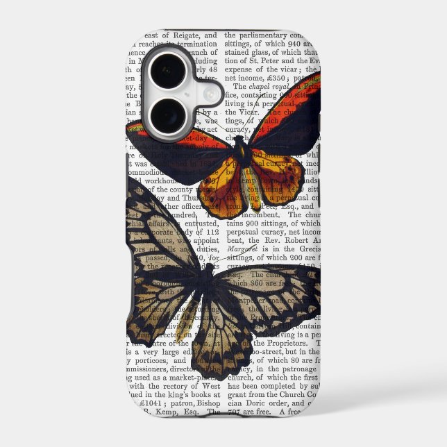 Butterflies 3 iphone case (Back)