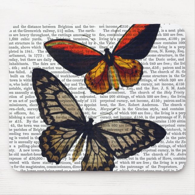 Butterflies 3 mouse pad (Front)