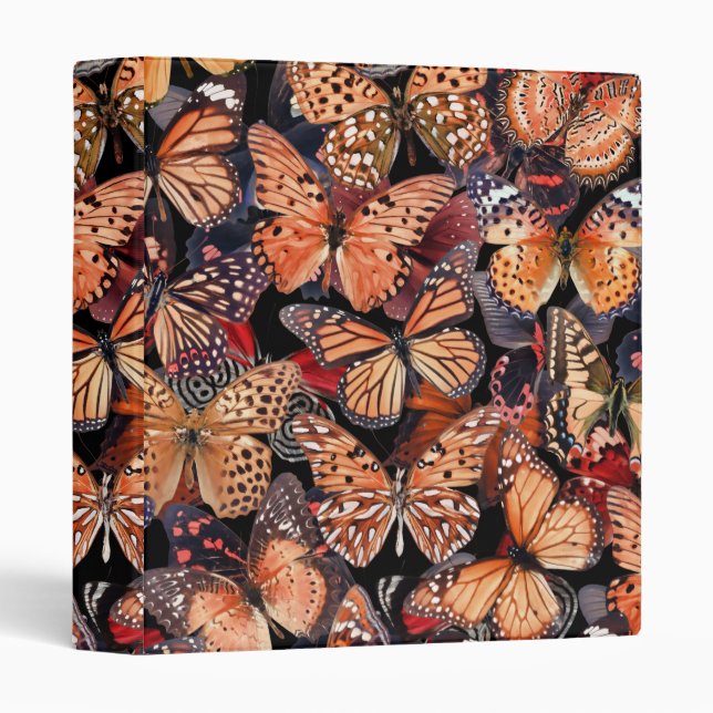 Butterflies 3 Ring Binder (Front/Spine)