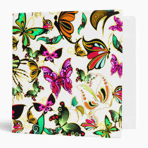 Butterflies 3 Ring Binder