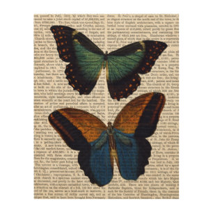 Butterflies 5 wood wall decor