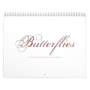 Butterflies, A compendium of butterflies to acc... Calendar
