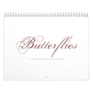 Butterflies, A compendium of butterflies to acc... Calendar