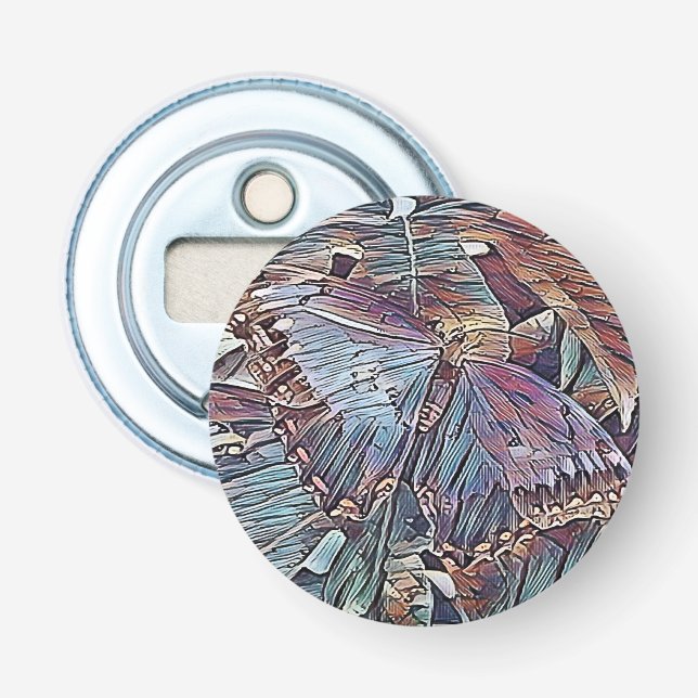BUTTERFLIES ABSTRACT  BOTTLE OPENER (Front)
