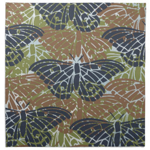 Butterflies Abstract Cloth Napkin