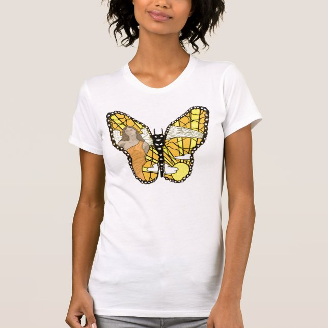 Butterflies and angels T-Shirt (Front)