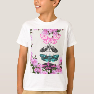 Butterflies and Blossoms: Nature's Delicate Dance T-Shirt