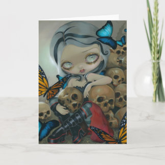 "Butterflies and Bones" Greeting Card
