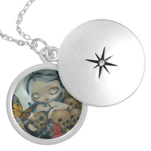 "Butterflies and Bones" Locket
