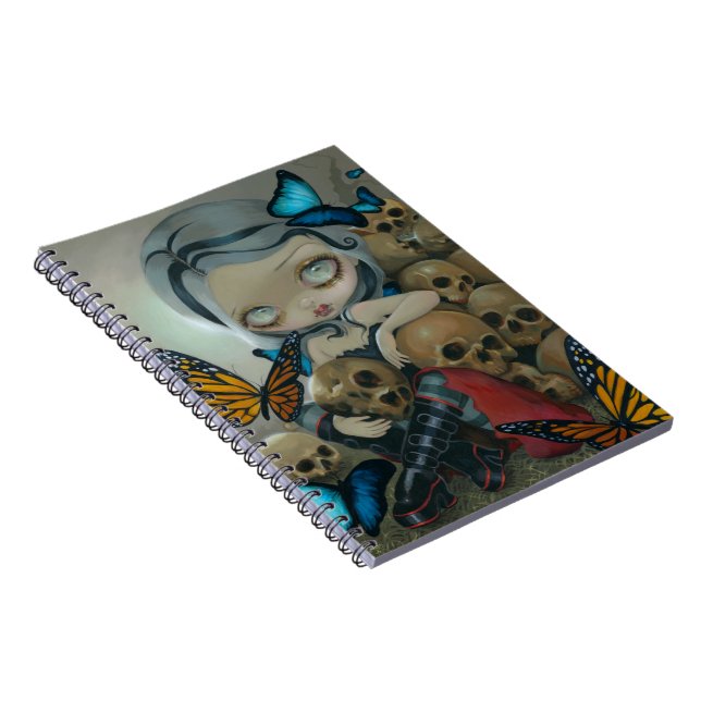 "Butterflies and Bones" Notebook (Right Side)
