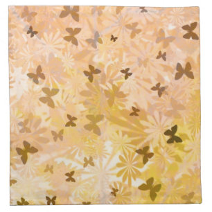 Butterflies and Daisies by Shirley Taylor Napkin