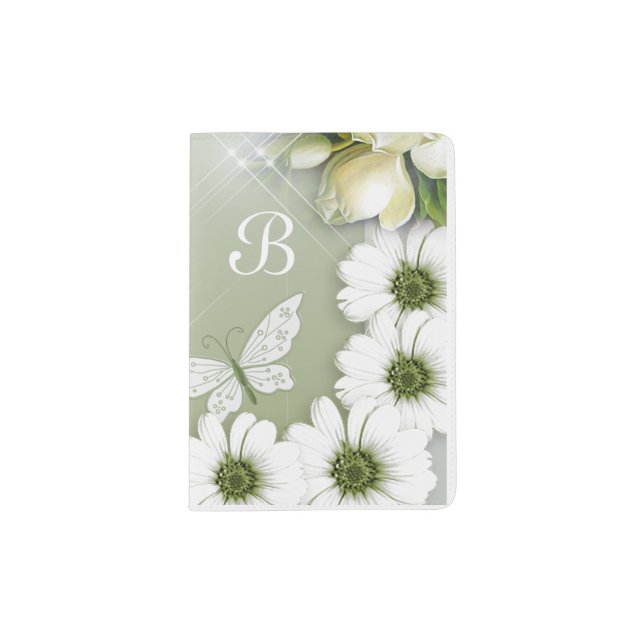 Butterflies and Daisies Passport Holder (Front)