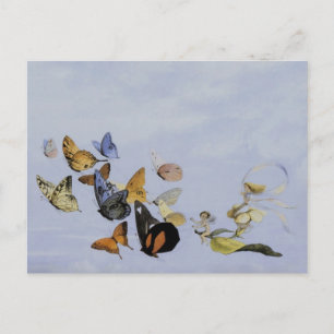 Butterflies and Fairies ~ Postcard