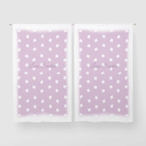 Butterflies and Fairy Dust Sheer Curtains
