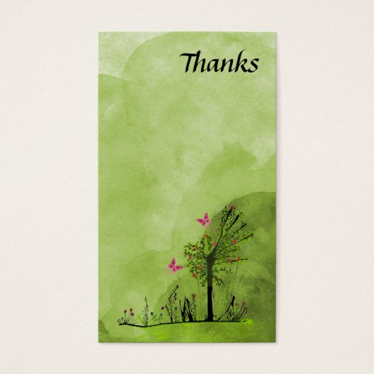 Butterflies and flowers (Front)