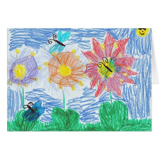 Butterflies and Flowers by John Cards (Front Horizontal)
