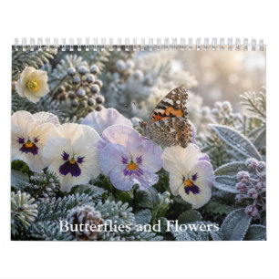 Butterflies and Flowers Calendar 