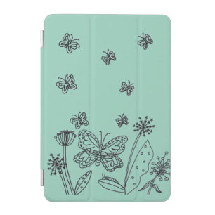 Butterflies and Flowers iPad Mini Cover